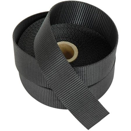 LIBERTY MOUNTAIN Liberty Mountain 447565 1in. x 100 yards Heavy Polypro Webbing - Black 447565